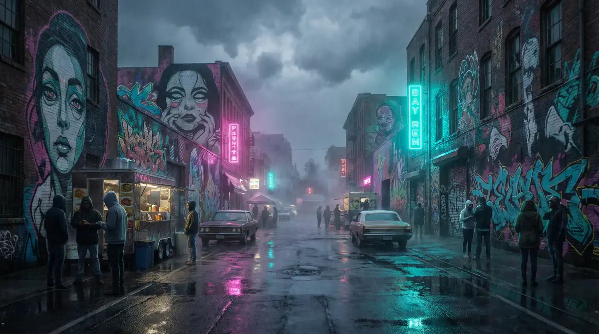 王子电影院 - 雨夜壁画街